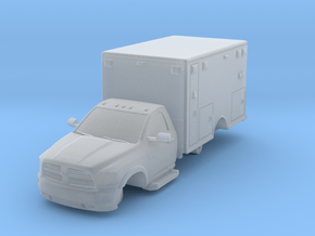 1/160 Dodge 2 Door Medic/Ambulance in Clear Ultra Fine Detail Plastic