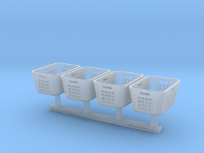 Laundry Basket 01. 1:35 Scale in Clear Ultra Fine Detail Plastic