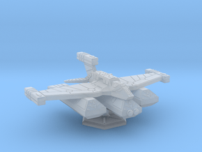 7000 Scale Paravian Raid Mothership (RMS) SRZ in Clear Ultra Fine Detail Plastic