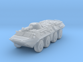 1/144 BTR-80 armored transport in Clear Ultra Fine Detail Plastic