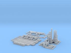 ETS35043 - R35 gun and turret update set in Clear Ultra Fine Detail Plastic