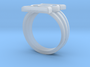 Custom Green Lantern Ring Size 11.25 in Clear Ultra Fine Detail Plastic