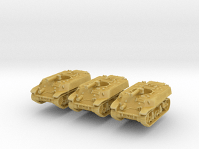 M3A3 Stuart Recce (x3) 1/285 in Tan Fine Detail Plastic