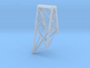 Keddie Wye Bridge Pier Tower 9 Z scale in Clear Ultra Fine Detail Plastic