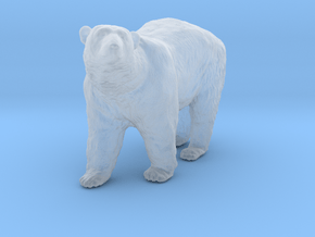 Polar Bear 1:87 Large Male in Clear Ultra Fine Detail Plastic
