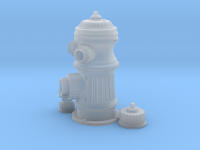 Fire Hydrant F Scale in Clear Ultra Fine Detail Plastic