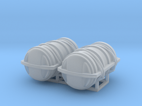 Viking liferaft container 20DK - 1:50 - 2X in Clear Ultra Fine Detail Plastic