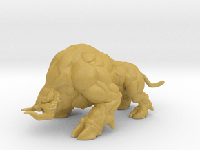 Ganon Giant Hog Beast 1/60 miniature games and rpg in Tan Fine Detail Plastic