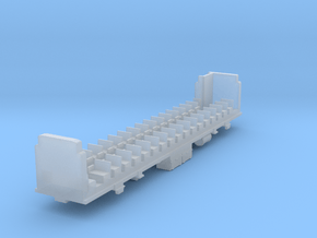 N-scale (1/160) Underbody for PRR P54 and MP54t  in Clear Ultra Fine Detail Plastic