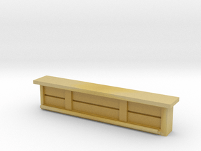 Bar Counter (straight) 1/64 in Tan Fine Detail Plastic