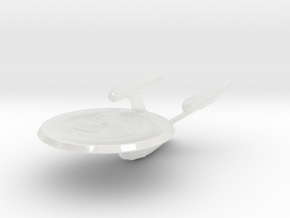 Constitution Class Refit (TNG) 1/3788 in Clear Ultra Fine Detail Plastic