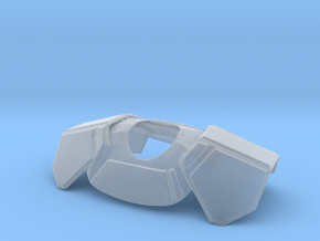 ARC trooper pauldron (realistic version) in Clear Ultra Fine Detail Plastic