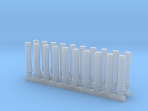 Bolt Rifle Suppressors Dimple v2 x20 in Clear Ultra Fine Detail Plastic