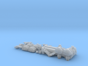 Moebius EVA Pod Arms, Version 2E in Clear Ultra Fine Detail Plastic