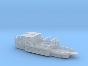 Chinese Warship in Clear Ultra Fine Detail Plastic