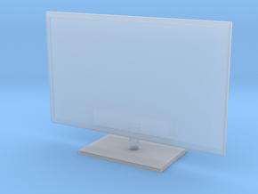 1:43 (DIE-CAST) 32" LED TV FLAT SCREEN (V1.3) in Clear Ultra Fine Detail Plastic