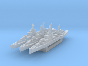 Dido class cruiser (Axis & Allies) in Clear Ultra Fine Detail Plastic