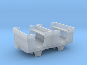 Oakeley Quarry carriage 009 in Clear Ultra Fine Detail Plastic