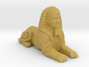 The Great Sphinx in Tan Fine Detail Plastic