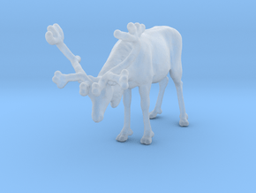 Reindeer 1:72 Standing Female 1 in Clear Ultra Fine Detail Plastic