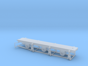 812 / 652 Tender 3000 Gallon - 00 Chassis in Clear Ultra Fine Detail Plastic
