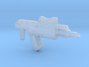 Assault Rifle [5mm Transformer Weapon] in Clear Ultra Fine Detail Plastic