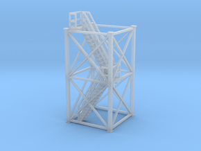 'N Scale' - 10'x10'x20' Tower With Stairs in Clear Ultra Fine Detail Plastic