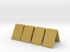 Supported Solar Panel (x8) 1/87 in Tan Fine Detail Plastic