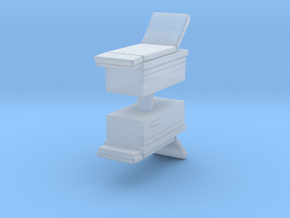 Medical Examination Table (x2) 1/87 in Clear Ultra Fine Detail Plastic