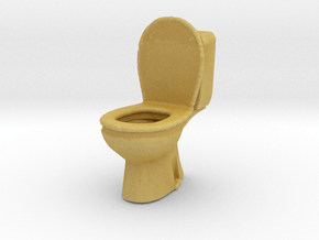 Toilet WC 1/24 in Tan Fine Detail Plastic