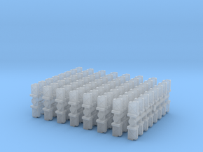 Jerrycan set (x128) 1/285 in Clear Ultra Fine Detail Plastic