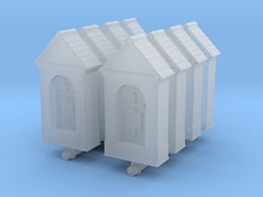 Small Chapel (x8) 1/220 in Clear Ultra Fine Detail Plastic