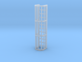 Ladder Cage 3-Section in Clear Ultra Fine Detail Plastic
