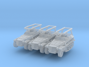 Sdkfz 250/3 A Greif (x3) 1/200 in Clear Ultra Fine Detail Plastic