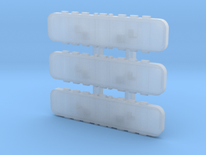 1/87 Light Bars for the generic chassis in Clear Ultra Fine Detail Plastic