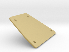 Axial Capra Fuel Cell (RX Holder): Right Cover in Tan Fine Detail Plastic
