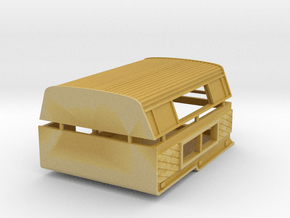 1/64 Retro Long Bed "Hatch" Toppers in Tan Fine Detail Plastic
