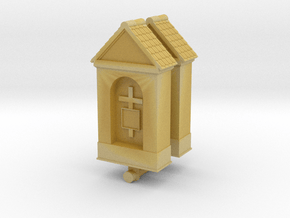 Small Chapel (x2) 1/144 in Tan Fine Detail Plastic