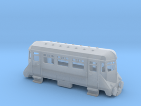 OO9 mini GWR railcar in Clear Ultra Fine Detail Plastic