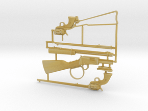 1:6 rifle & revolver set in Tan Fine Detail Plastic
