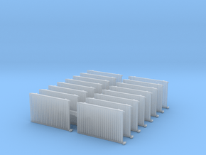 Wall Radiator Heater (x16) 1/87 in Clear Ultra Fine Detail Plastic