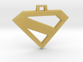 Superman Kingdom Come keychain/pendant in Tan Fine Detail Plastic