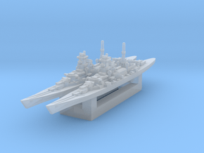 Prinz Eugen 1/3000 in Clear Ultra Fine Detail Plastic