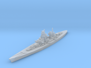 H-39 Battleship 1/2400 in Clear Ultra Fine Detail Plastic