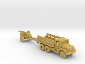 M35a2/105 mm Howitzer M102 1:160 scale in Tan Fine Detail Plastic