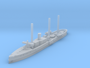 1/1250 Destructor Gunboat (1890) in Clear Ultra Fine Detail Plastic