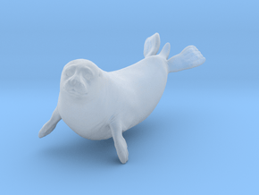 Ringed Seal 1:64 Swimming in Clear Ultra Fine Detail Plastic