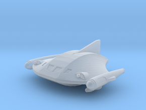 Romulan Shuttle in Clear Ultra Fine Detail Plastic