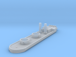 1/600 John Roy Gunboat (CSA) in Clear Ultra Fine Detail Plastic