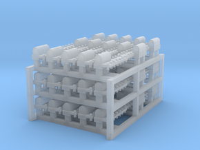 Tiny Naval Base x45 in Clear Ultra Fine Detail Plastic